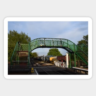 A view of North Weald railway station Sticker